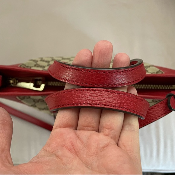 ✨SOLD✨Gucci Small Red GG Bree Tote Crossbody Bag - Picture 7 of 13